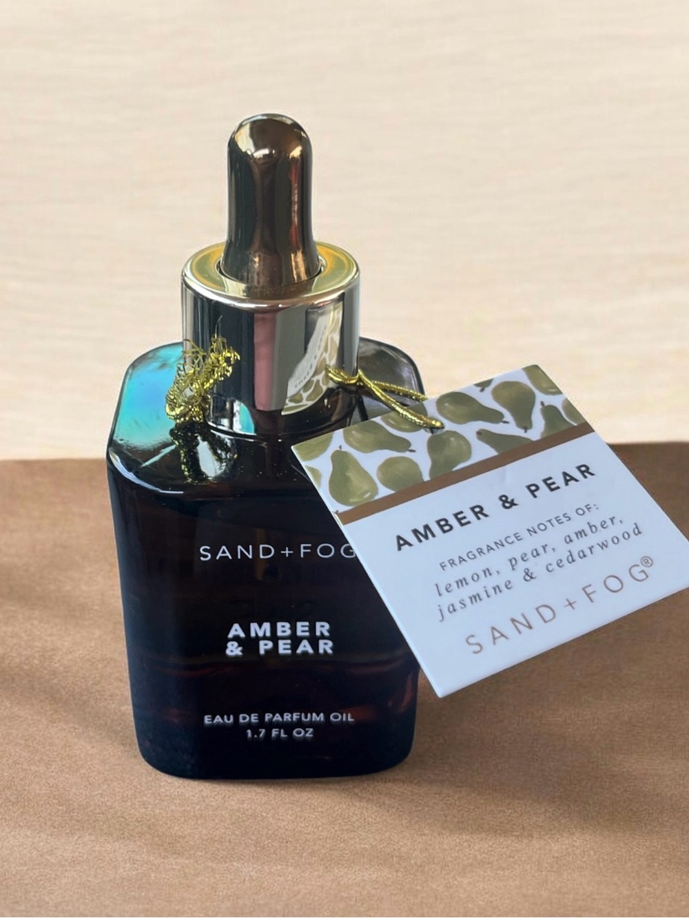 Sand + Fog Amber & Pear Eau de Parfum Oil -